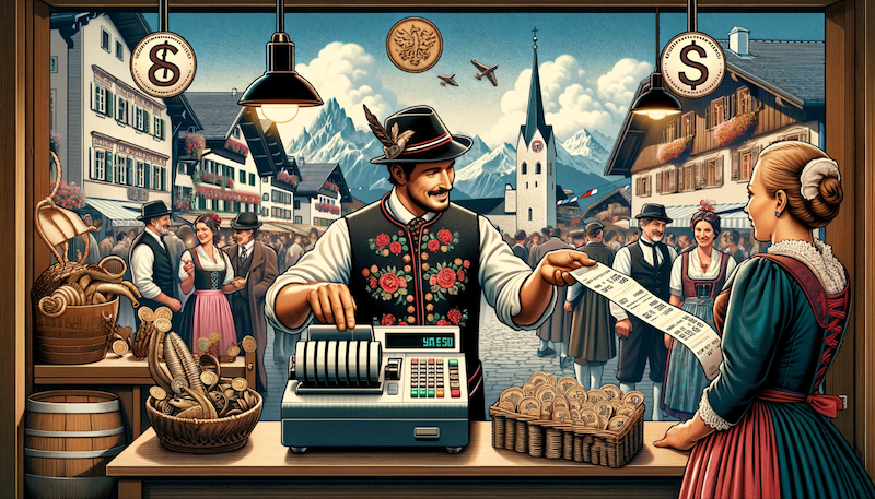 Kassier bei seiner erfolgreichen Finanzverwaltung