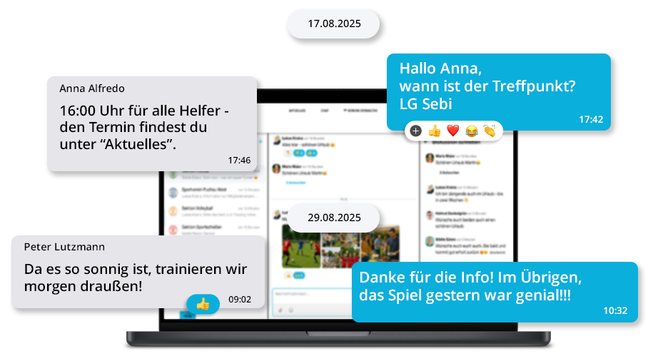 Chat-Funktion in der Webansicht