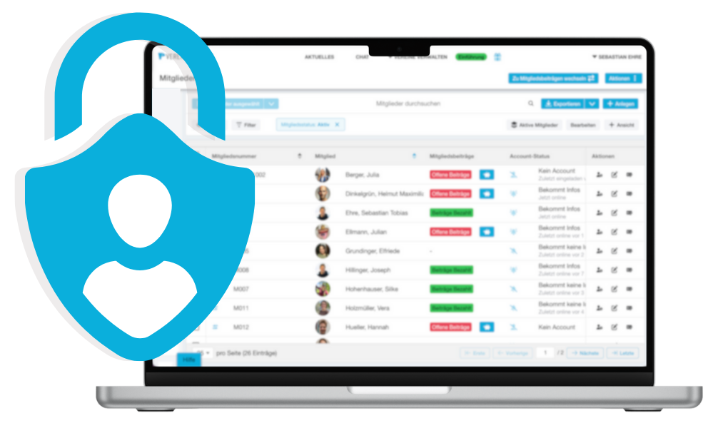 Datenschutz bei Vereinsplaner