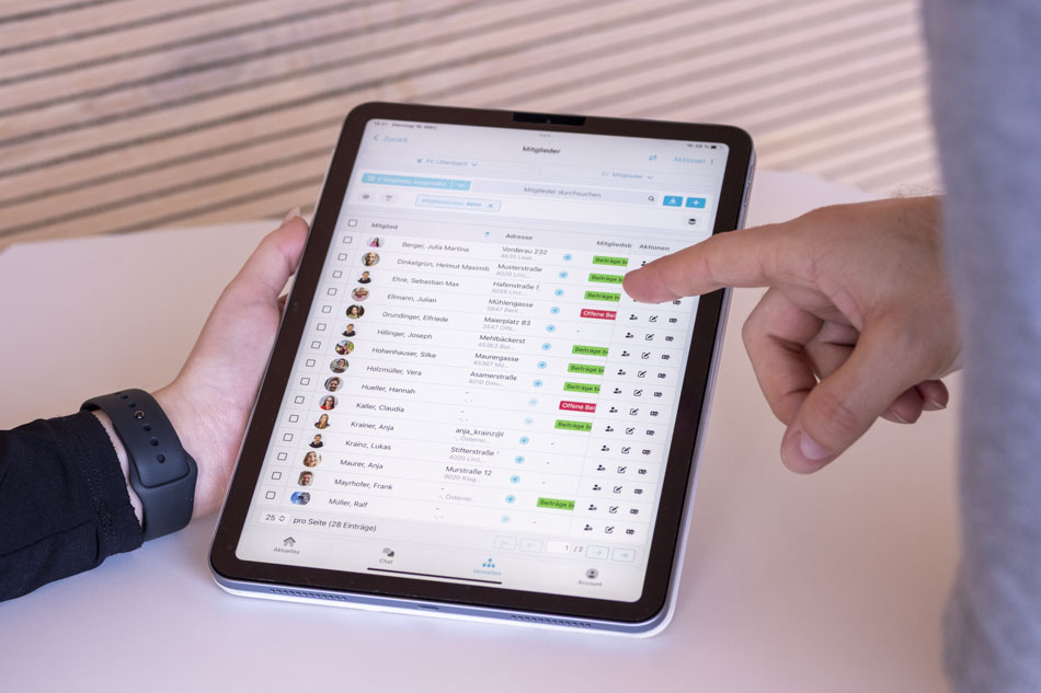 Gemeinsamen Webauftritt durchführen