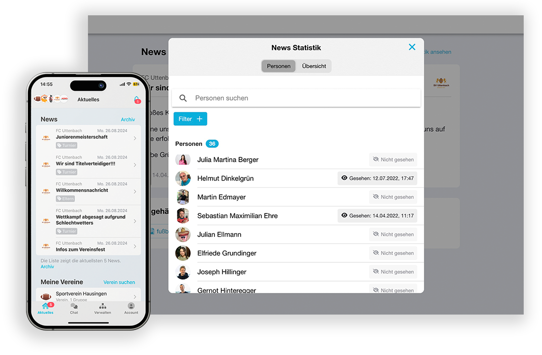 News-Statistik und mobile App Anwendung