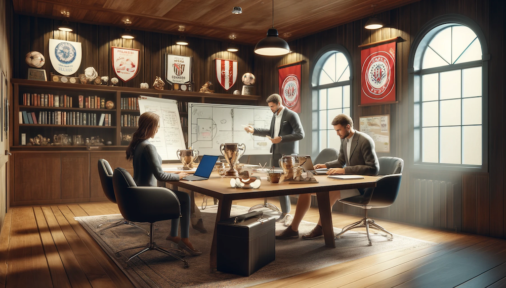 Obmann & Obfrau bei der Planung von neuen Vereinszielen