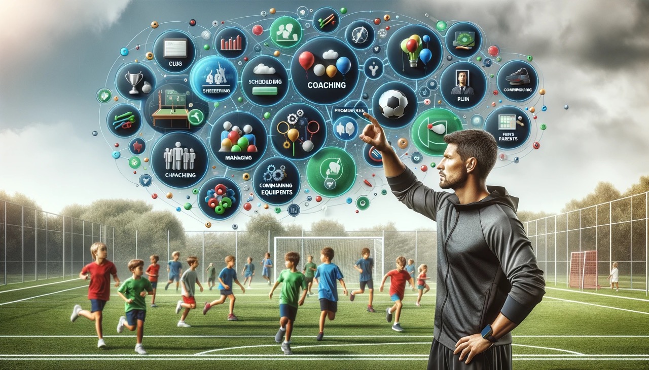 Die Aufgaben des Trainers in einer Mindmap grafisch dargestellt