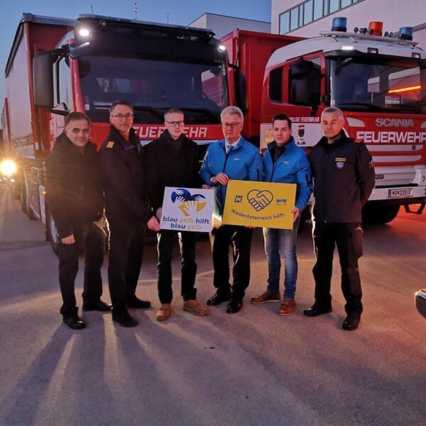 Ukraine Unterstützung Freiweillige Feuerwehr Niederösterreich